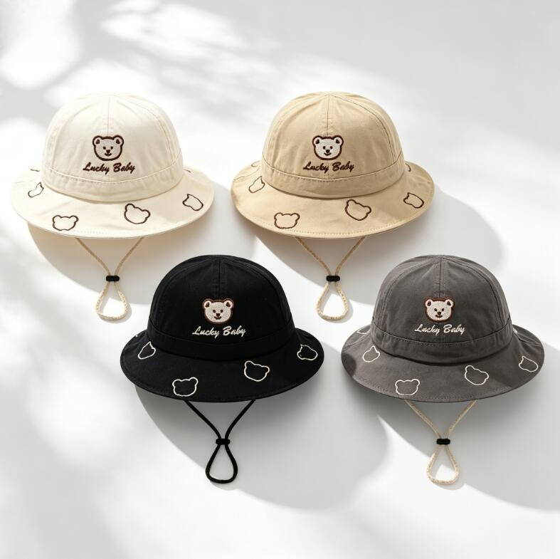 Bucket Hat Cotton - 2026 Chapeau Bob Bébé Ours de