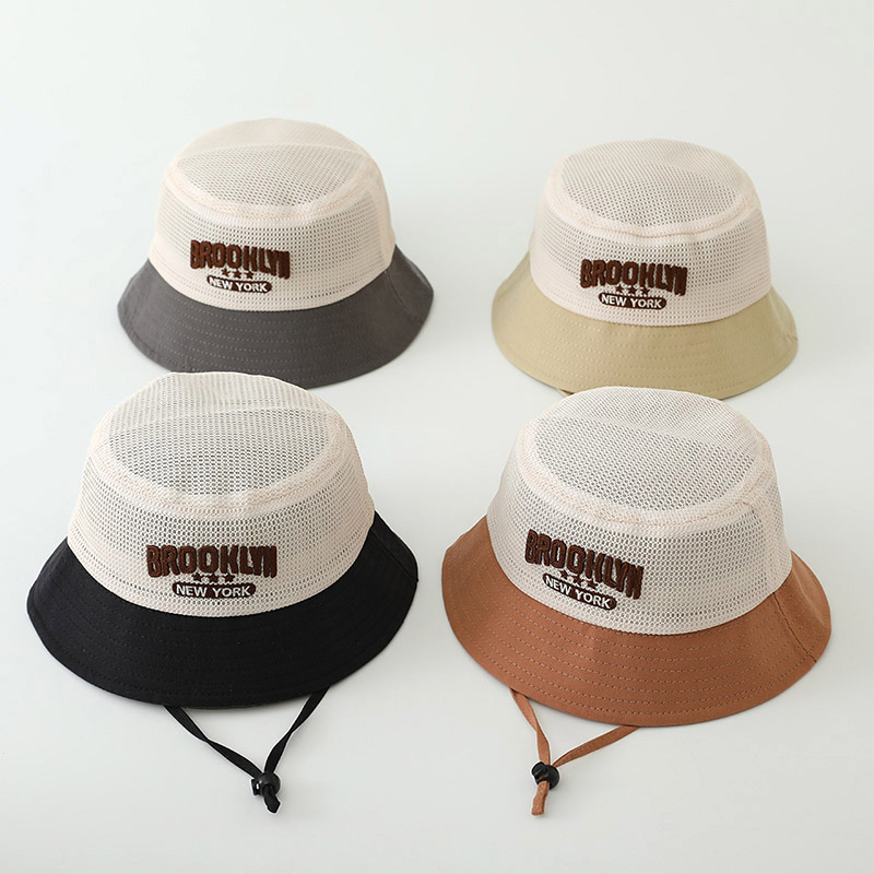 Bucket Hat Cotton - Chapeau de soleil brodé pour bébé,