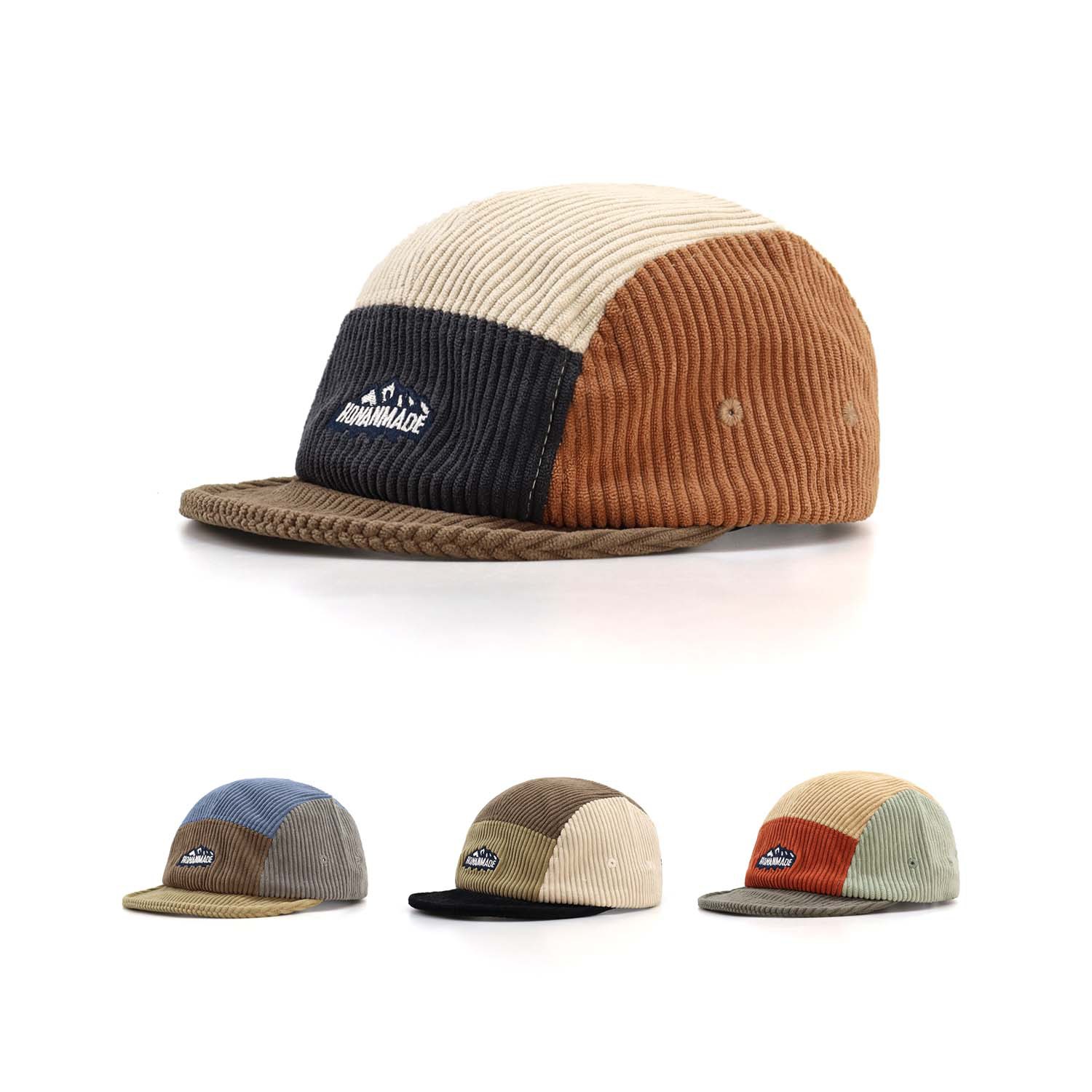 Corduroy Cap 5 Panel - Casquette de baseball en velours côtelé
