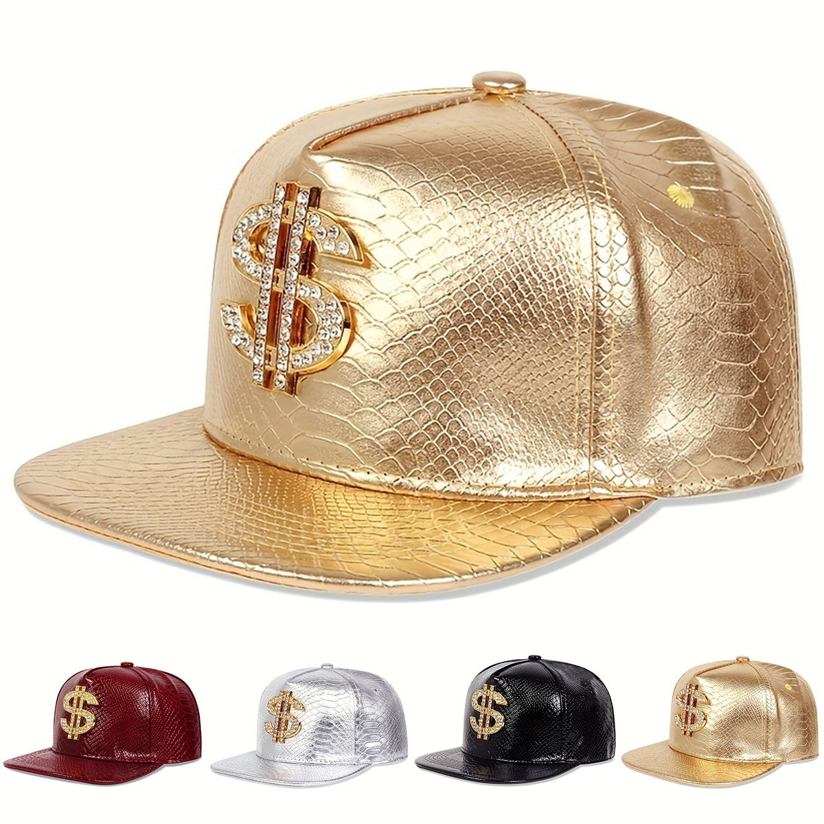 Baseball Cap Structured - Casquette de baseball en cuir avec