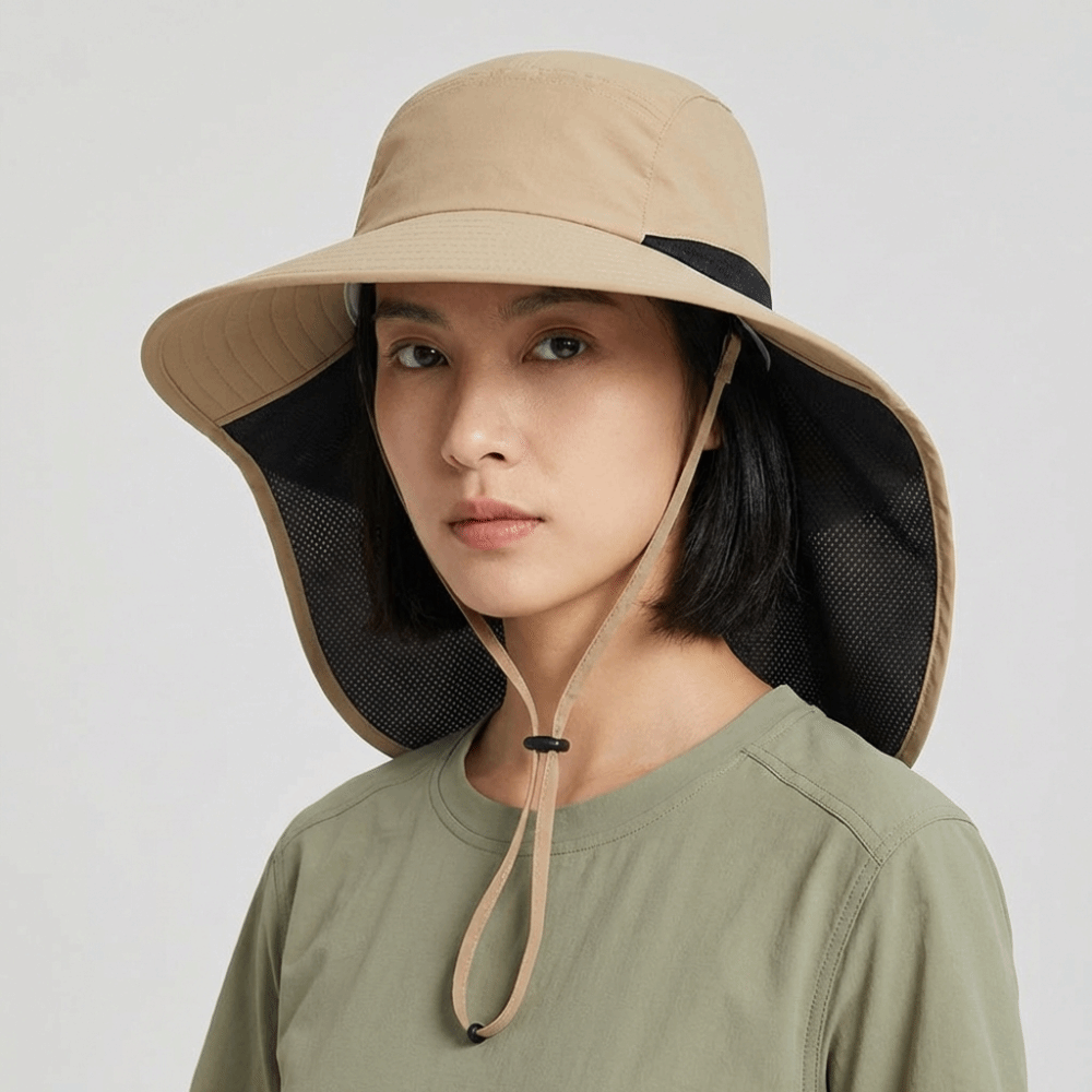 Chapeau de soleil large bord r - Bucket Hat Cotton avis et prix