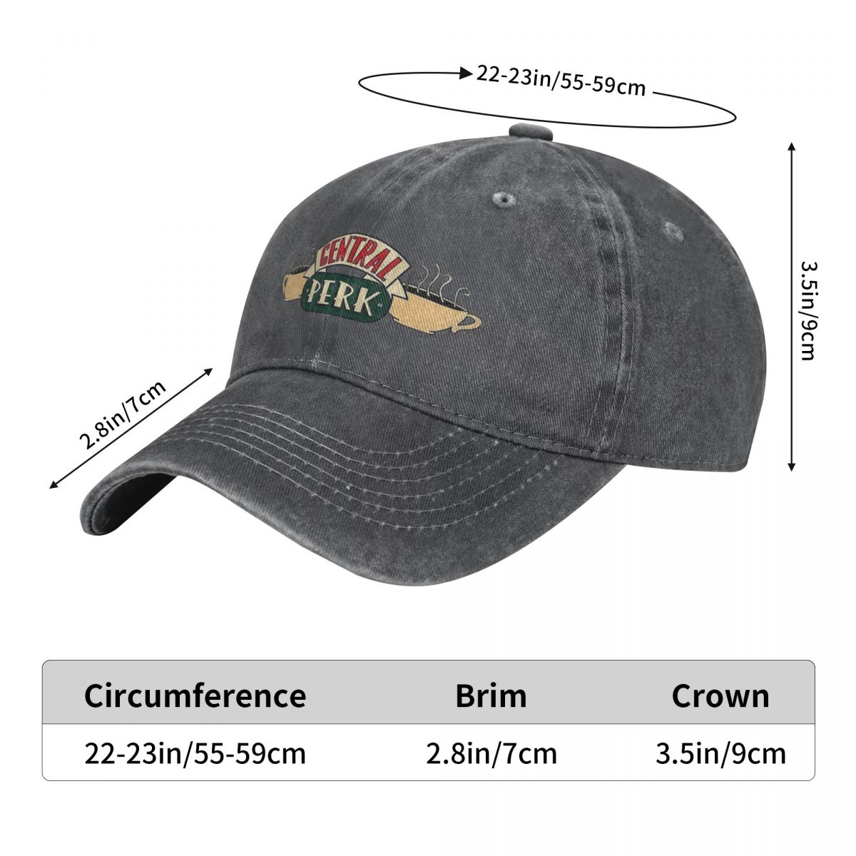 Casquette de Baseball délavée  - Golf Cap Dad avis et prix