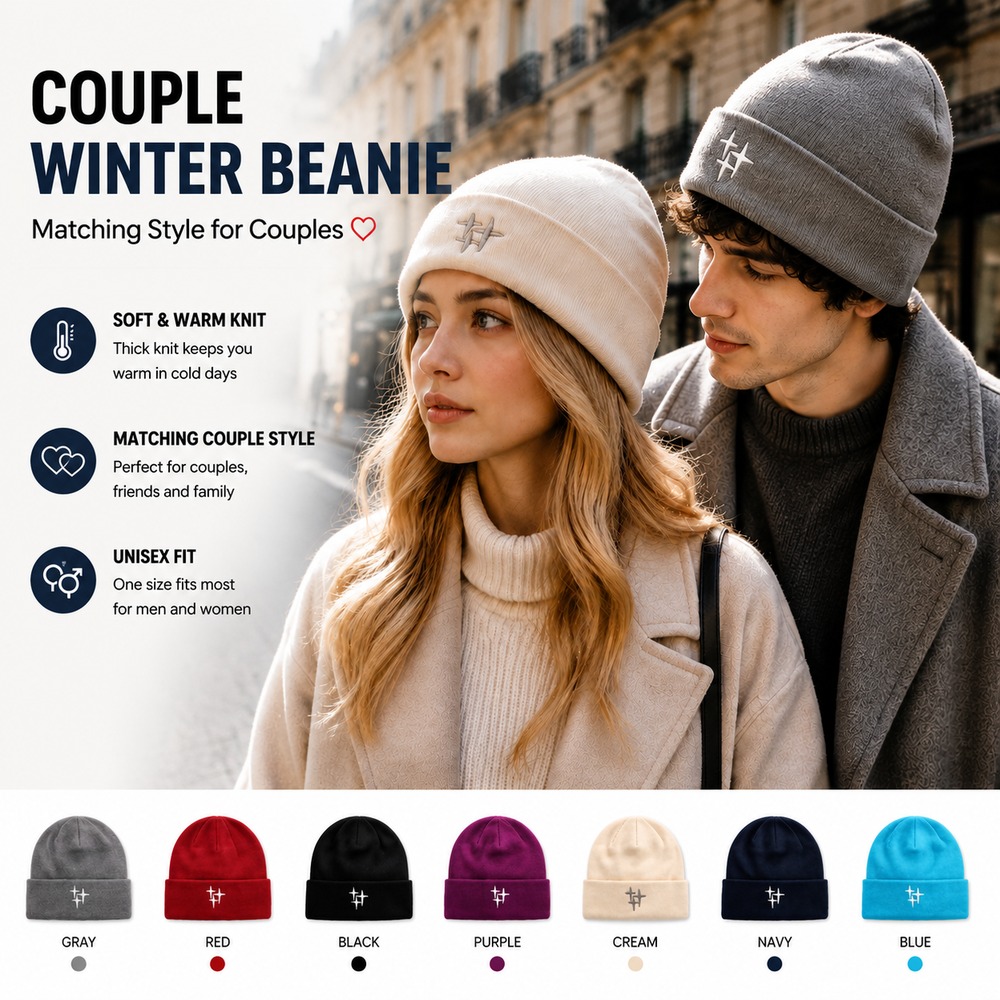 Bonnet d'hiver en tricot pour  - Beanie Cuffed Knit avis et prix