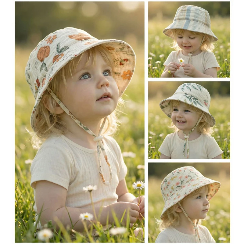 Chapeau d'été en mousseline po - Bucket Hat Cotton avis et prix