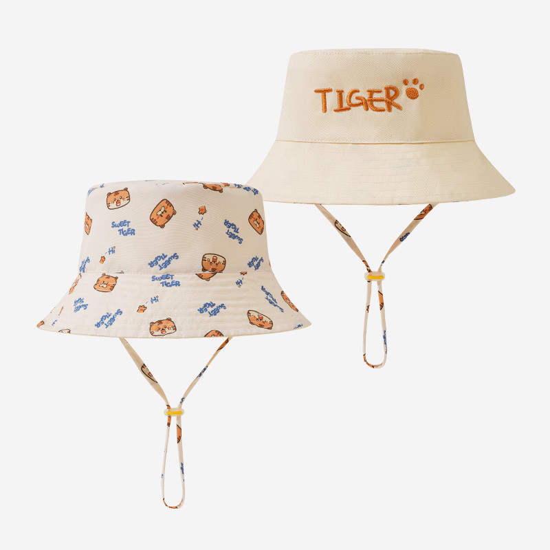 Chapeau Bob Bébé Brodé Lettres - Bucket Hat Cotton avis et prix
