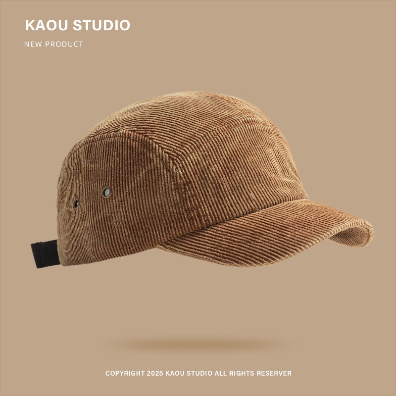 Casquette en velours côtelé un - Corduroy Cap 5 Panel avis et prix