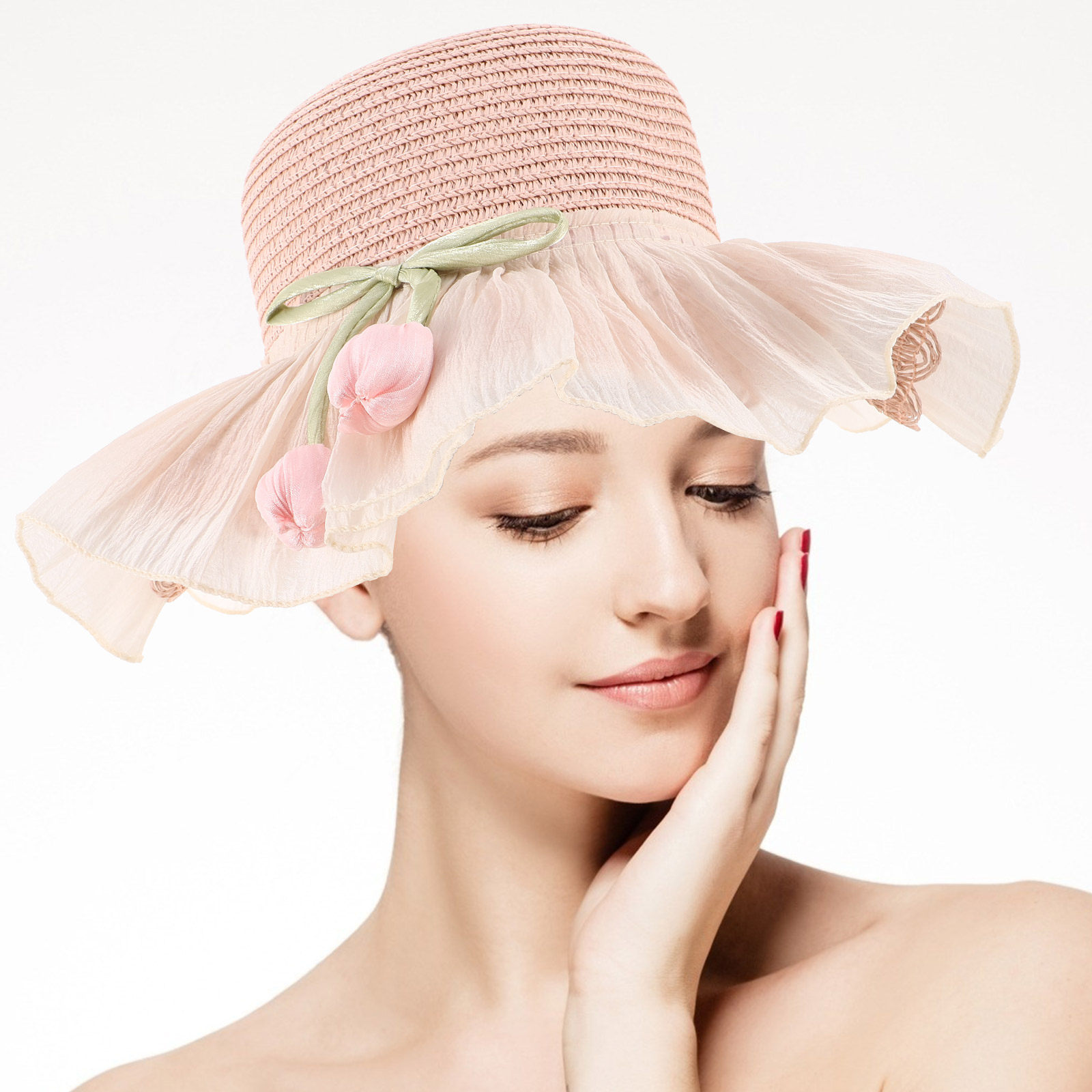 Chapeau de soleil d'été en pai - Sun Hat Wide Brim avis et prix