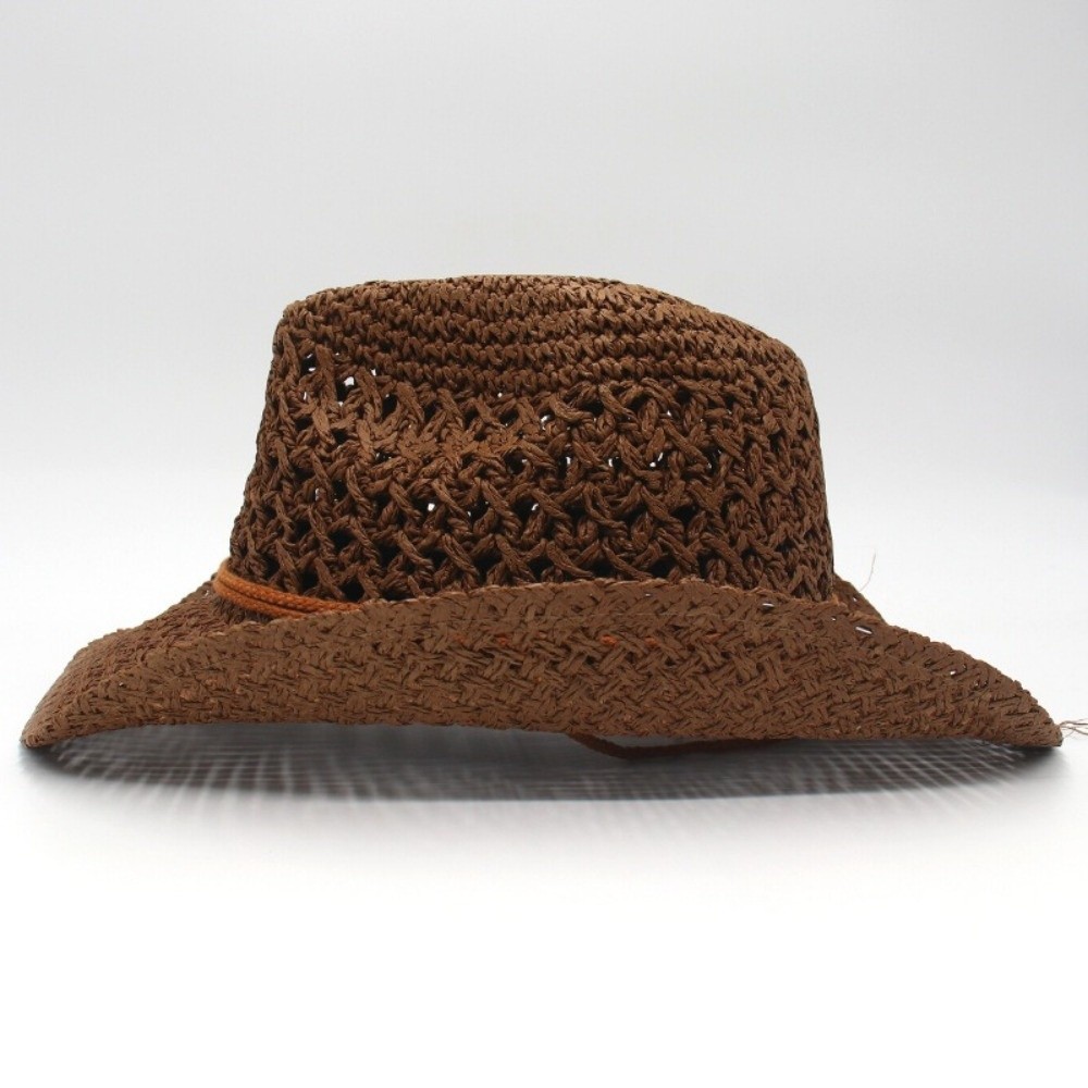 Chapeau de paille rétro à larg - Cowboy Hat Straw avis et prix