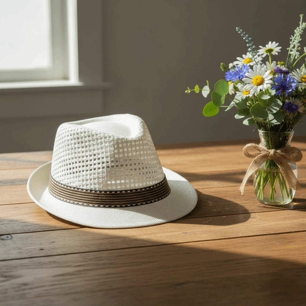 Chapeau Panama pour homme à bo - Bucket Hat Cotton avis et prix