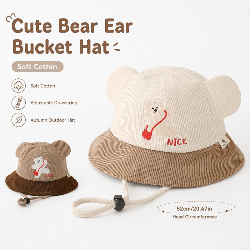Chapeau Bob Enfant Oreilles d' - Bucket Hat Cotton avis et prix