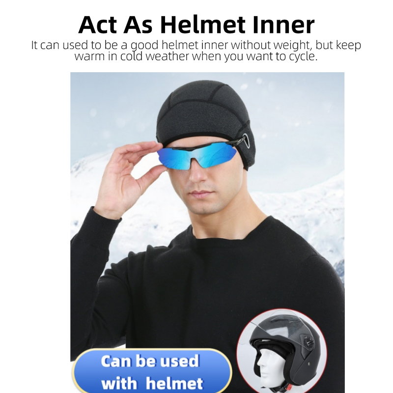 Bonnet d'hiver chaud pour cycl - Skull Cap Helmet Liner avis et prix