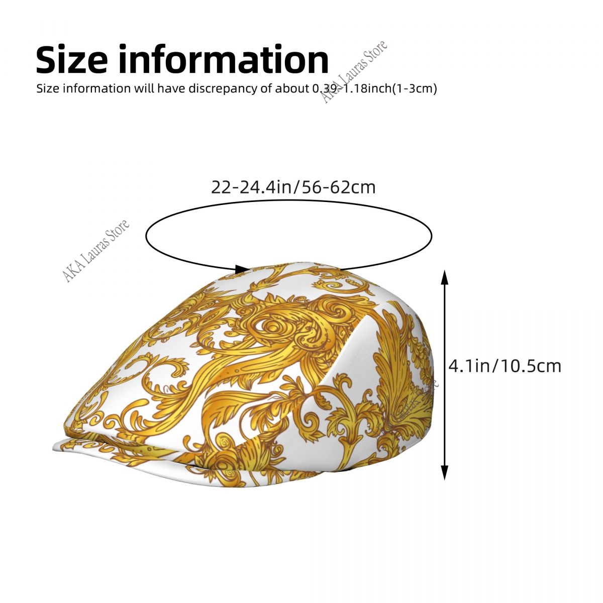 Casquette Gavroche Dorée Baroq - Newsboy Cap Ivy avis et prix