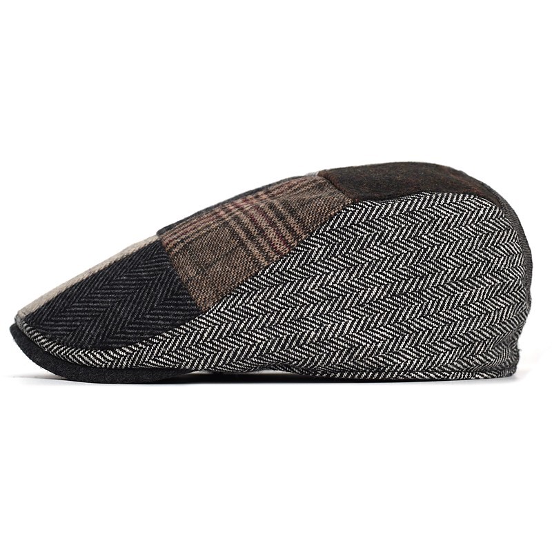 Chapeau de journal en Patchwor - Newsboy Cap Ivy avis et prix