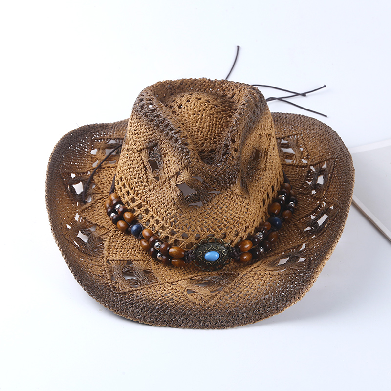 Chapeau de paille rétro espagn - Cowboy Hat Straw avis et prix