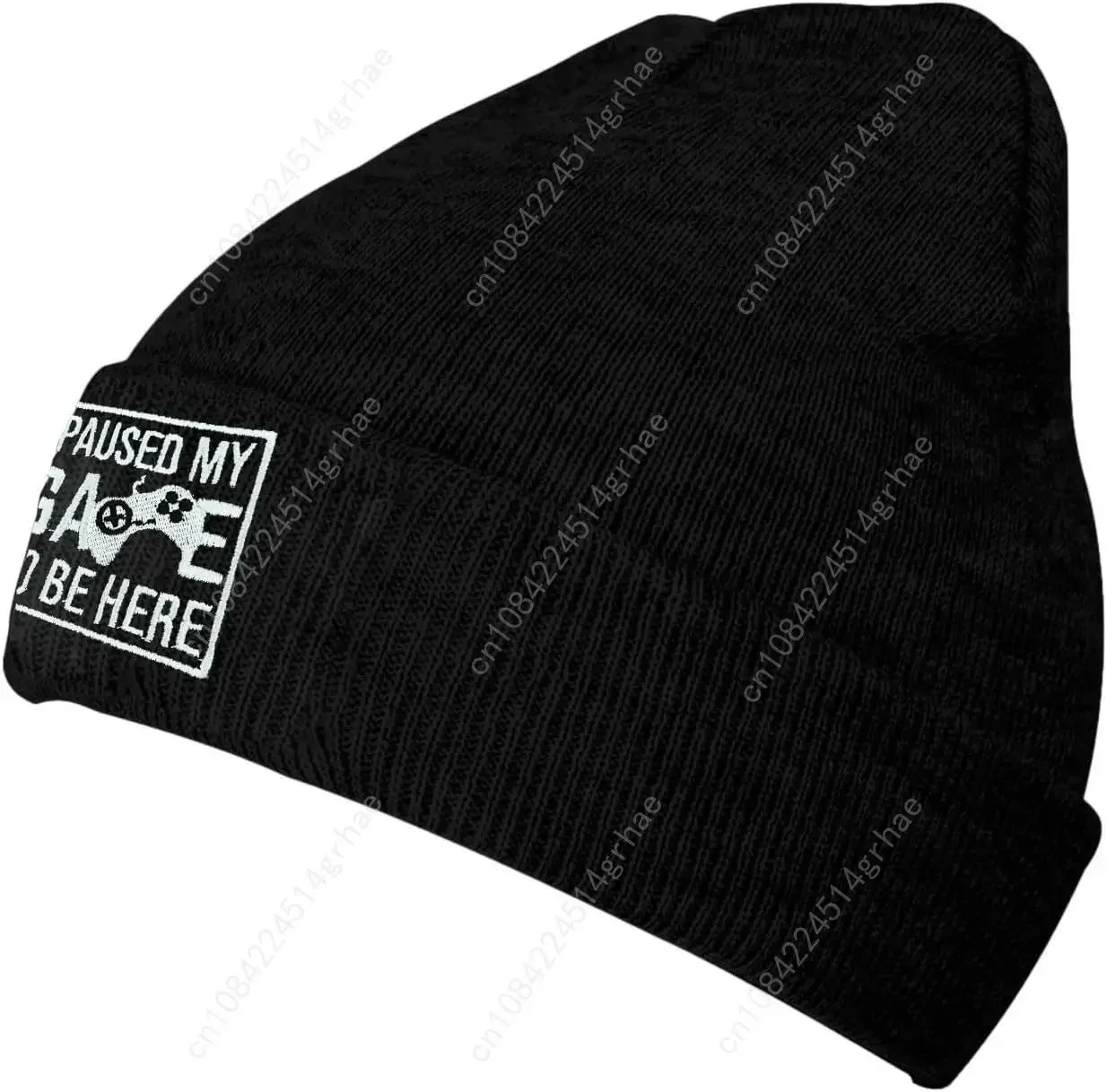 Bonnet brodé motif poisson, ch - Beanie Cuffed Knit avis et prix