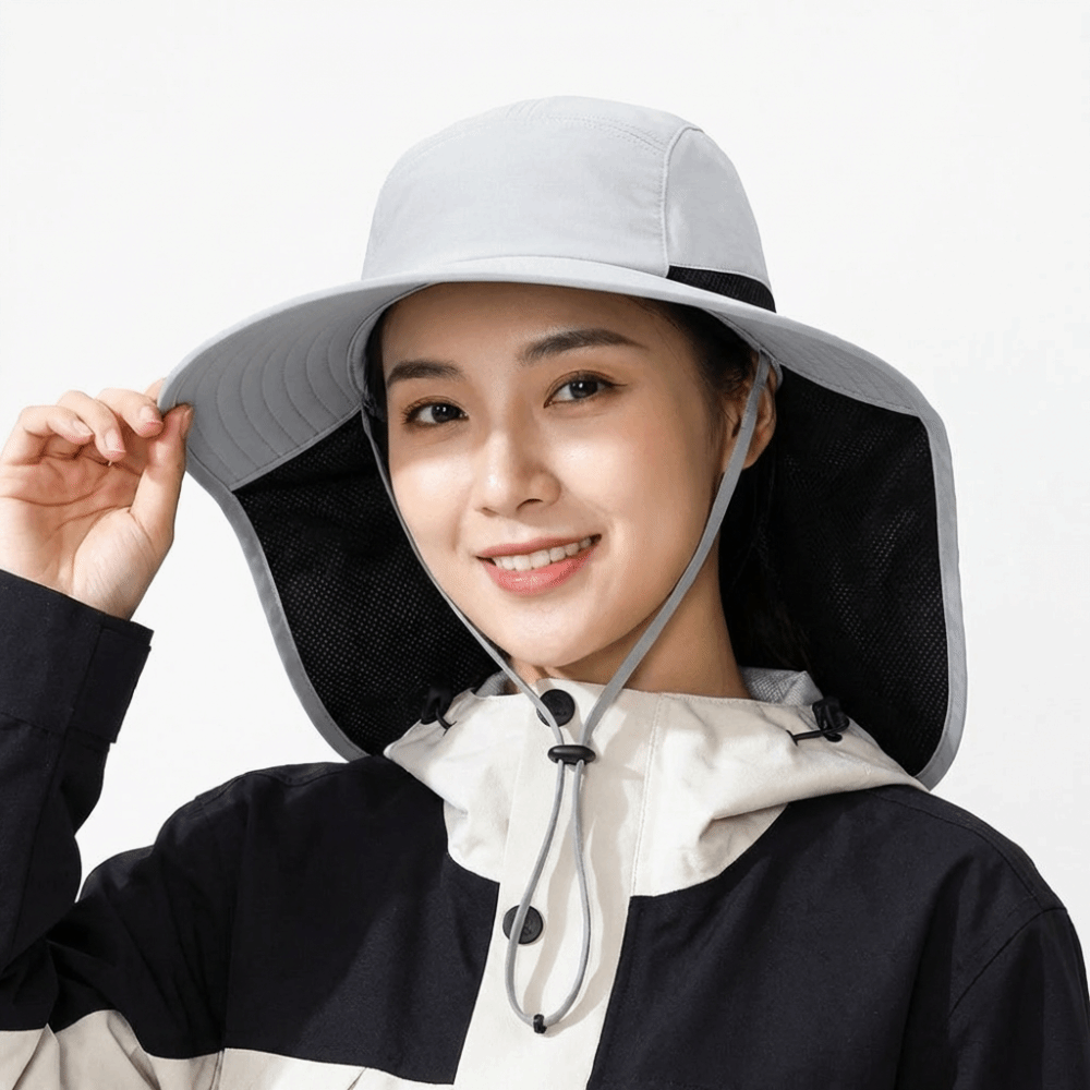 Chapeau de soleil large bord r - Bucket Hat Cotton avis et prix