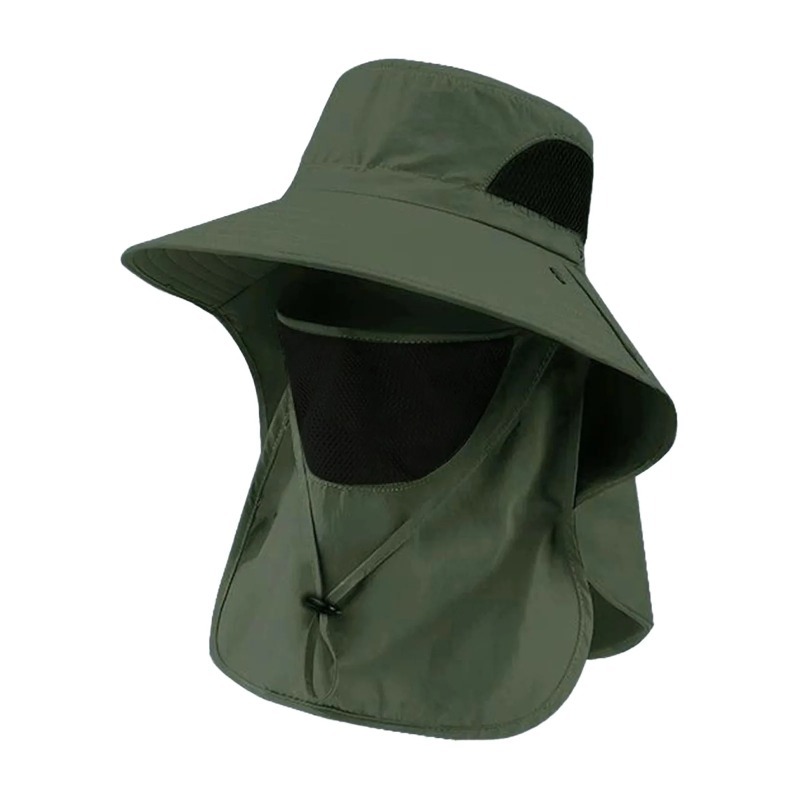 Chapeau de pêche en polyester  - Sun Hat Wide Brim avis et prix