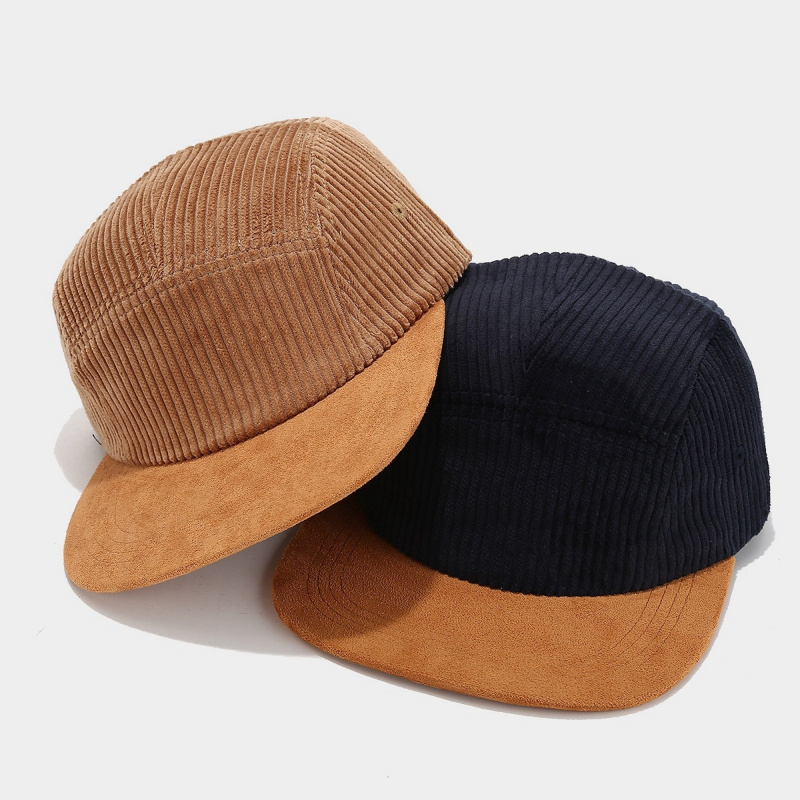 Casquette rétro en velours côt - Corduroy Cap 5 Panel avis et prix