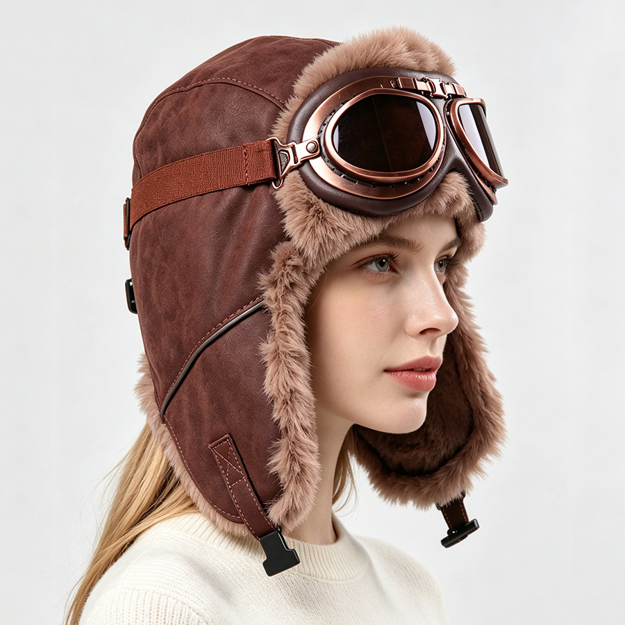 Chapeau d'aviateur vintage ave - Winter Trapper Hat avis et prix
